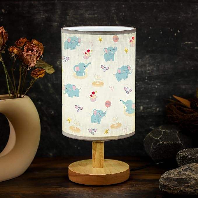 WSYEAR Elephant Night Light for Kids,3Colors Dimmable Cute Animal Lamp,Smart Touch,USB Cable,Room Decor Lamp,Elephant Gift for Boys Girls Christmas Birthday Holiday Gifts