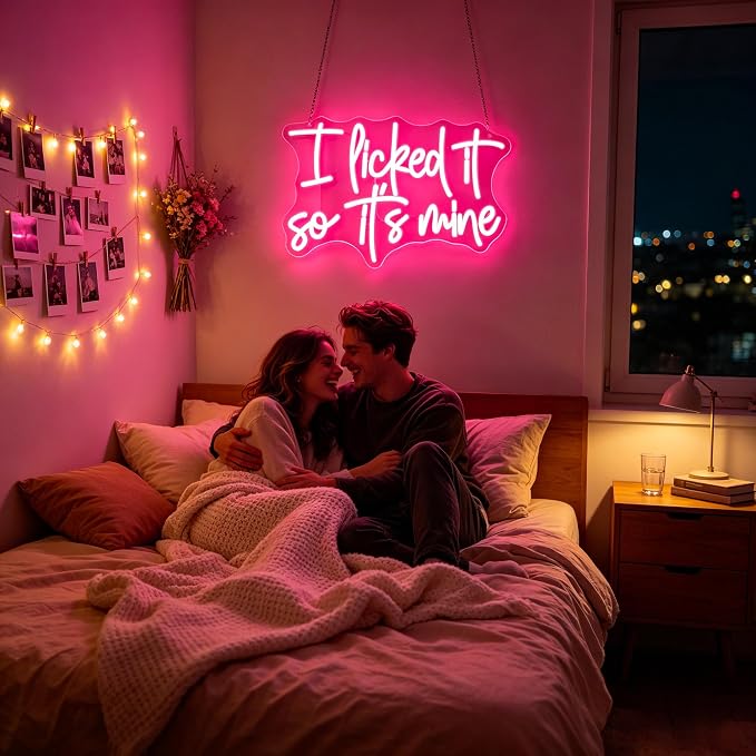 Neon Sign, Neon Signs for Wall Decor LED Signs Neon Light | Pink Funny Neon Signs for Bedroom, Living Room, Business, Cafe, Bar, Party, Home Decor, Pink Decor, Gift, USB Powered