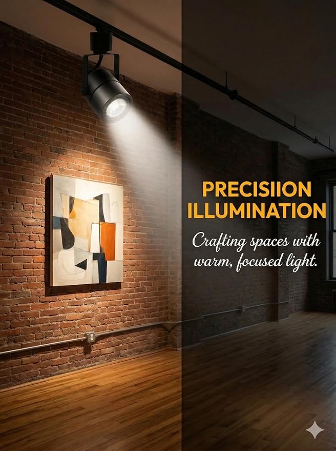 Track Lighting Heads, 10W 4000K Cool White Dimmable Bright LED Track Lighting Fixtures for Accent Retail Kitchen Artwork,120V Linear Track Light H Type-CRI90+ 24° White - 16 Pack (Black)
