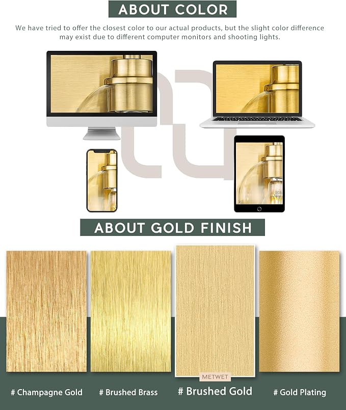 2 Light Bathroom Vanity Light, Brushed Gold Double Wall Sconce with Flared White Fabric Shade, Modern Sconces Wall Lighting for Hallway Bedroom Stairway, VL837-BG | 17" double wall sconce, upward only, E26 base, hardwired, bulbs not included, VL837-BG