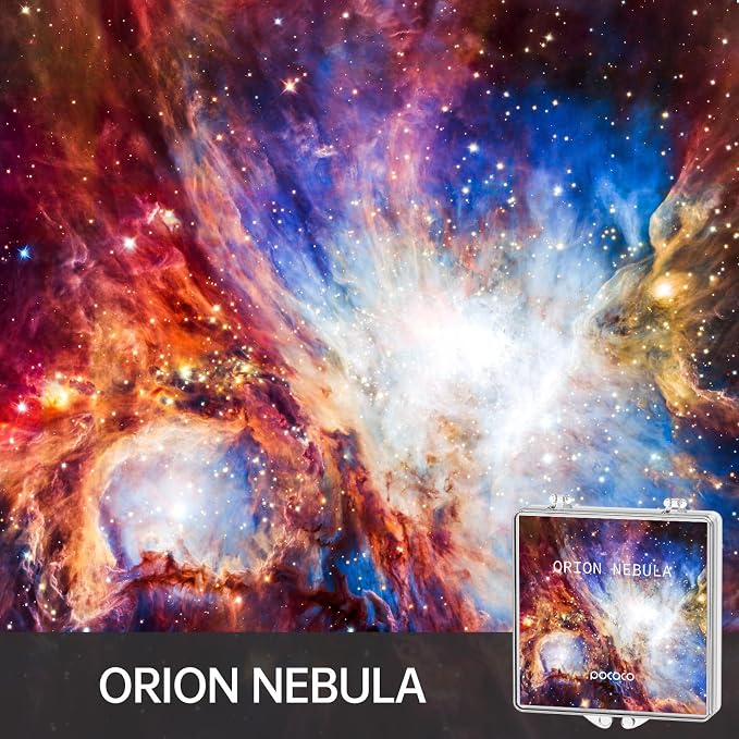 POCOCO Gorgeous Nebula Series Discs, 5K Resolution, Realistic Patterns, 6 Pieces