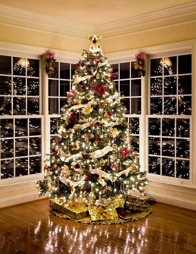 Twinkle Star 200 LED 66 FT Copper String Lights, Warm White | Fairy String Lights, 8 Modes, USB Powered, Remote Control, Christmas Tree Wedding Party Home Decoration