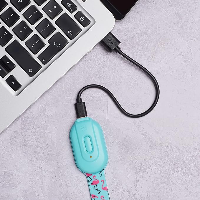 Gifts for Readers & Writers Rechargeable Book Light, Clip On Reading Light for Bed, 2in1 Flexilight & Bookmark, 12 Hours of Light Once Charged, Includes USB Cable & 2 LED Lights, Flamingo