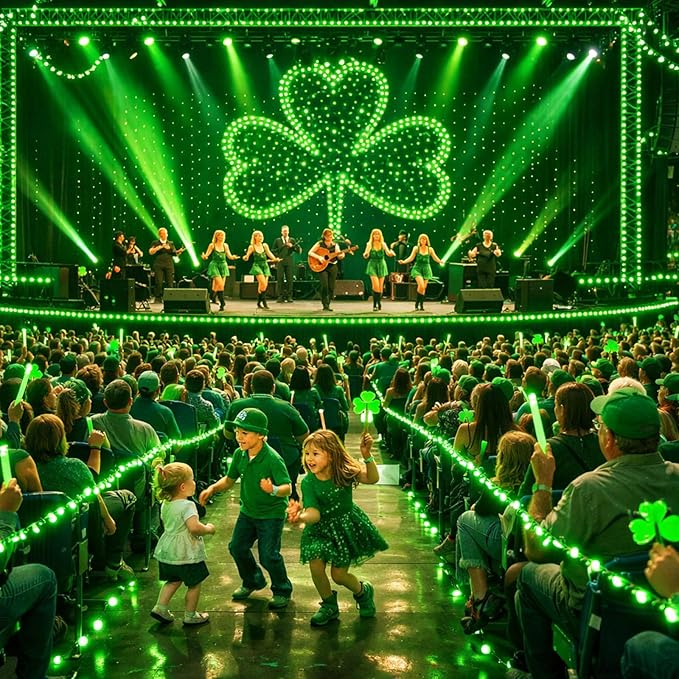 132Ft Green Rope Lights Outdoor Waterproof, 400 LED Color Changing Plug in String Lights with Remote for St. Patrick's Day, Pubs, Garden, Patio Decorations