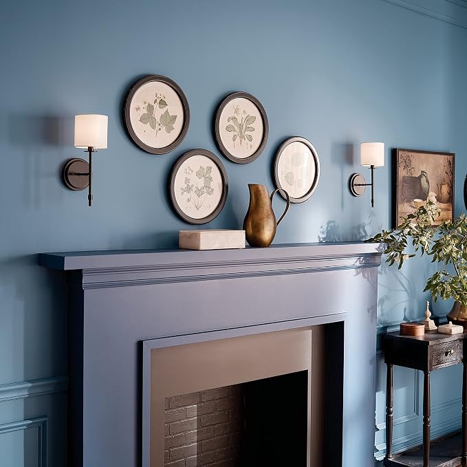 Kichler Wall Sconce 1Lt,Black