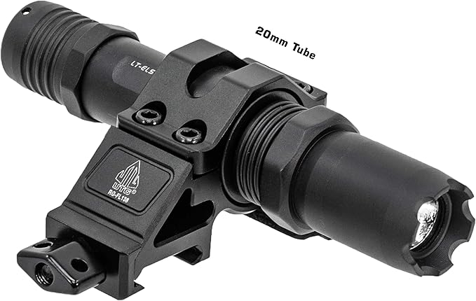 UTG Angled Offset Low Profile Ring Mount for Light Devices
