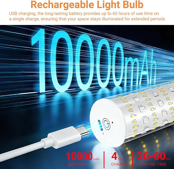 Peel and Stick Wall Sconces, Stick On Wall Sconce Set of 2, Battery Operated Wireless Adhesive Wall Lights, Corn Bulb with 10000mAh Battery, Easy Install for Bedroom Living Room Wall Decor