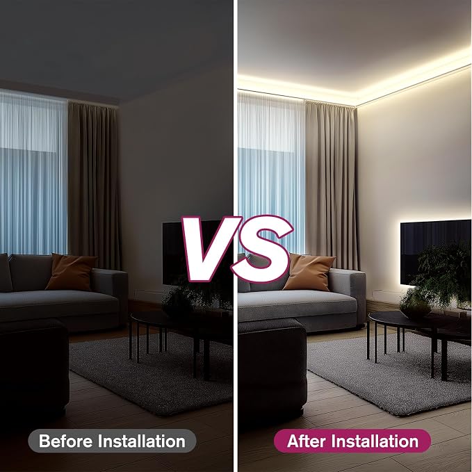 EMITEVER COB LED Strip Lights 4000K 24V, 32.8ft/10m, 5120LEDs, UL Listed | Neutral White Tape Light Premium High Density,for Bedroom,Kitchen,Cabinet,360+Lumens/ft,Ra 90+ (Power Supply Sold Separately)