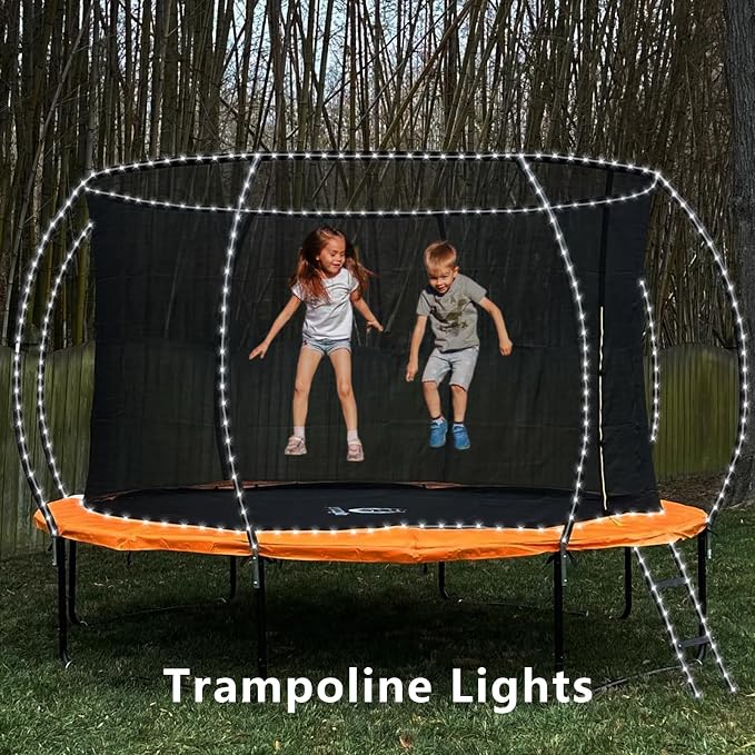 YEGUO Solar Rope Lights Outdoor Waterproof, 2 Packs Each 33ft 100 LED String Lights, 8 Modes Fairy Lights in Clear Thin Tube(White)