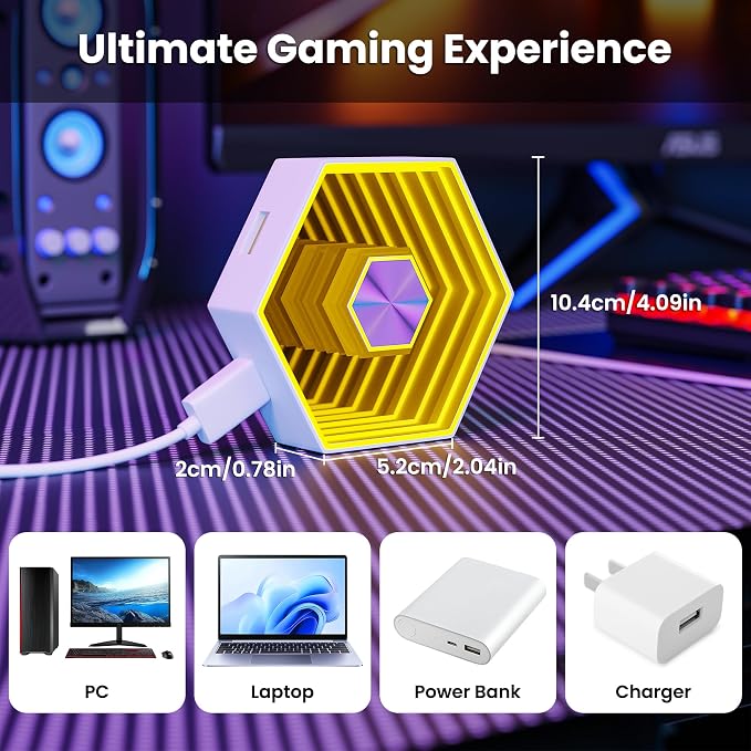 10 Pack Hexagon Led Lights, 90mm Smart Hexagon, Smart App RGB Gaming Led Light, with Remote Control & Music Sync Honeycomb Shape Hexagon Wall Lights for Bedroom, Living Room Wall