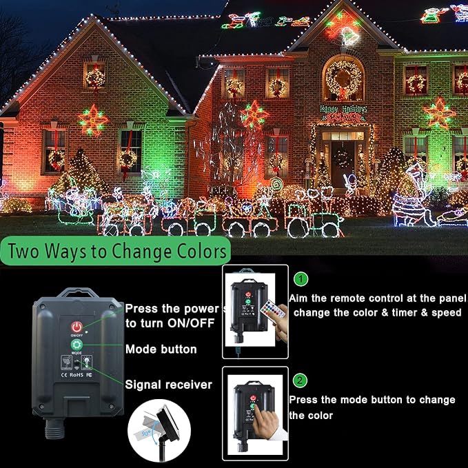 LitHome 33FT 100 LED Solar Rope Lights Outdoor Waterproof with Remote | 18 Colors Changing Halloween Rope Lights for Outside,Solar String Light for Trampoline Railings Tree Garden Christmas Decor