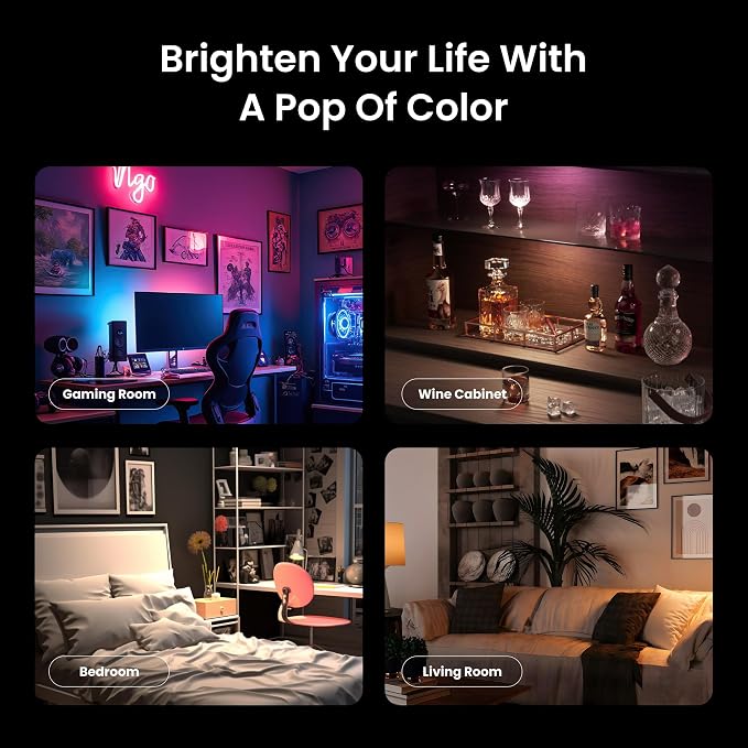 YEELIGHT Night Light, Motion Sensor Night Lights for Kids, USB-C Rechargeable Magnetic Nightlight with 11 RGB Scenes, Nursery Night Light, LED Nightlight for Bedroom, Hallway, Stairs, Bathroom