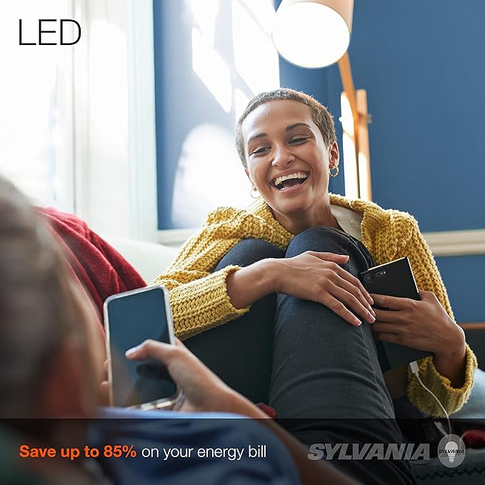 Sylvania ECO LED A19 Light Bulb, 60W Equivalent, Efficient 9W, 7 Year, 750 Lumens, Non-Dimmable, Frosted, 5000K Daylight - 24 Pack (40987)