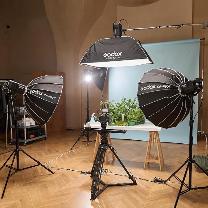 Godox Litemons LE200Bi 220W Bi Color COB LED Video Light Bowens Mount | 57700 Lux@1m CRI/TLCI 98+ Professional Continuous Photography Lighting APP DMX Control Ultra Quiet Luz Continua Godox
