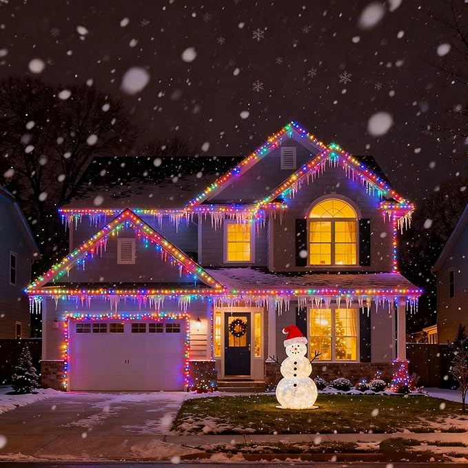 150FT Waterproof LED Christmas Rope Lights, 150FT 45M 1620LEDs Waterproof Led Strip Lights for Party Christmas Home Kitchen Bedroom Room Indoor Outdoor Decoration (Colorful)