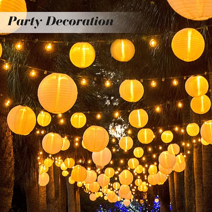 Yizhet LED Balloon Lights 30Pcs Warm White with Switch | 30Pcs Warm White LED Balloon Lights with Switch for Wedding Party Halloween Christmas