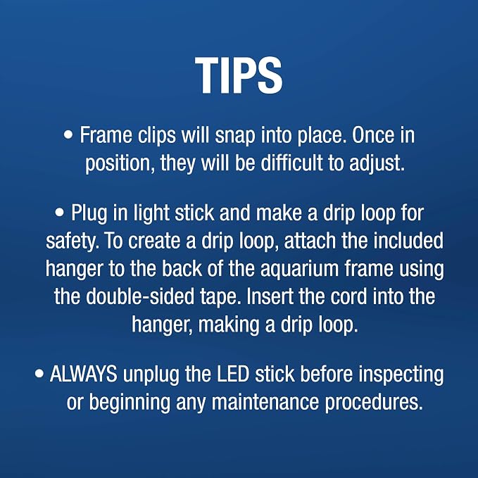 Tetra LED Aquarium Hood 24 in x 12 in, Low-Profile Fish Tank Cover with Hidden Lighting