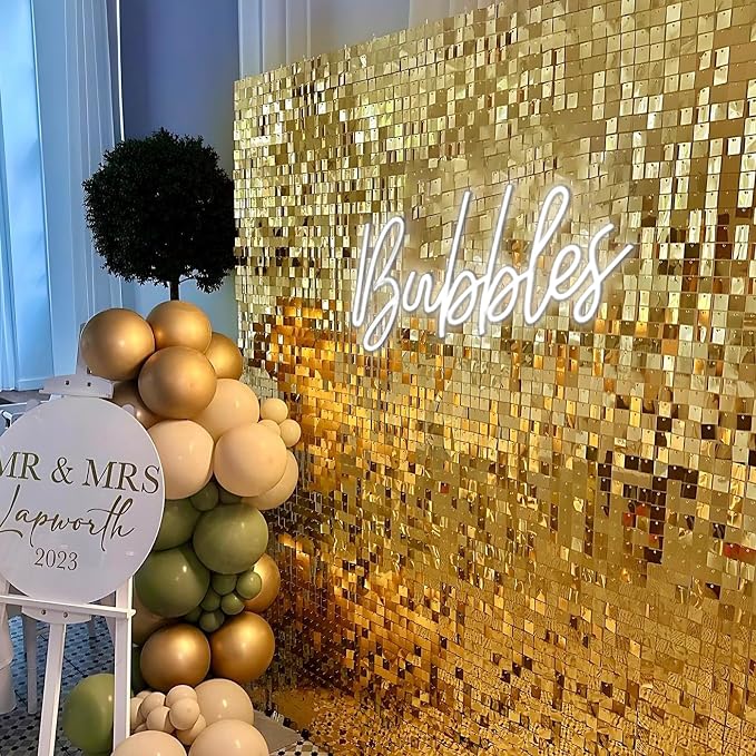 Bubbles Neon Signs for Wall Decor,LED Sign for Home Bedroom Decor,Neon Lights Signs for Wedding,Party,Happy Birthday,Christmas Yes To Champagne Wall LED Neon Signs Aesthetic Room Decor(17.3x8.3 inch)
