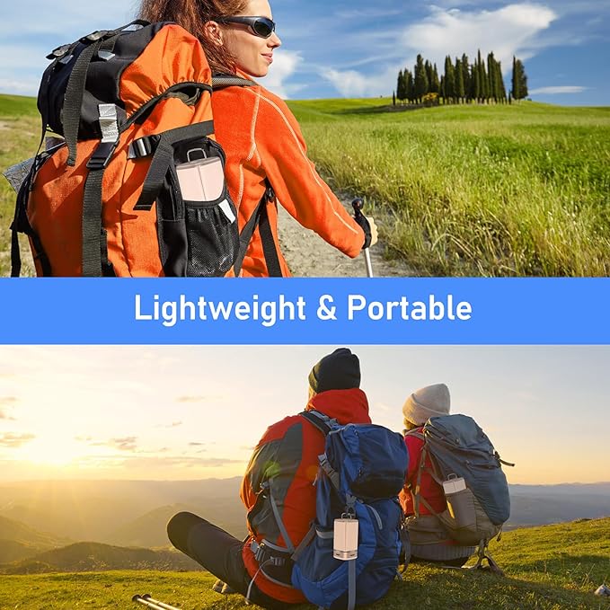 Blukar 116 LED Camping Lantern Rechargeable, Super Bright Camping Lights | 7 Lighting Modes, Innovative Foldable & Expandable Design, Long-Lasting Portable Tent Lamp for Power Out, Emergency,Hurricane