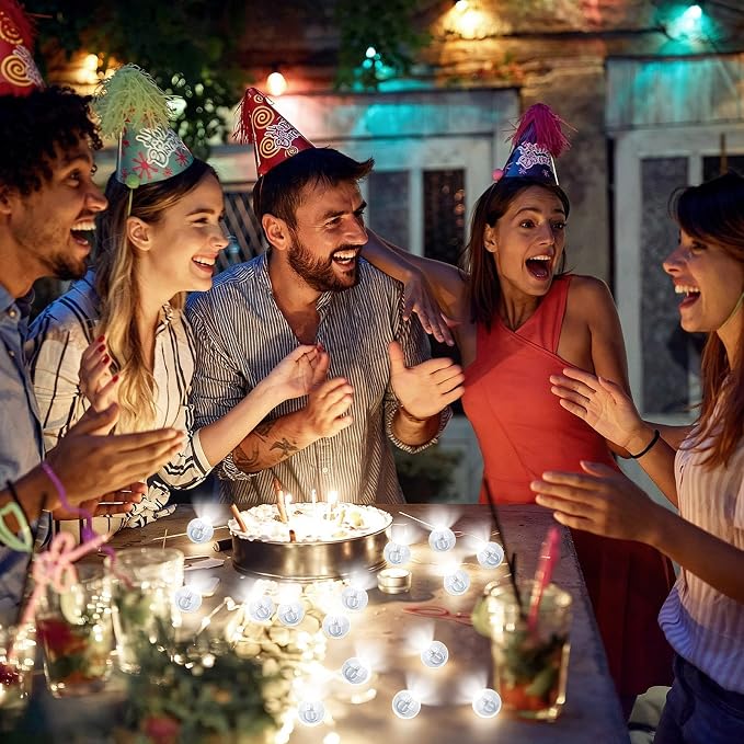 200 Pcs Mini LED Ballon Lights Long Standby Time Waterproof Mini Light,Tiny Party Lamps for Balloon Paper Lantern Easter Eggs Decor Halloween Christmas Birthday Party Wedding Decoration (White)