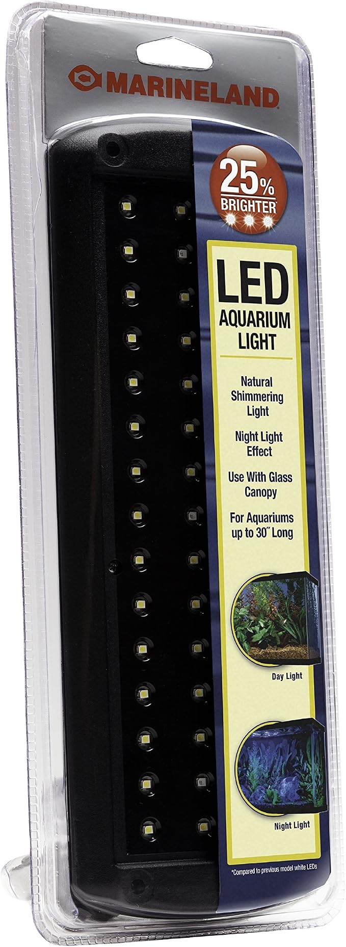Marineland LED Aquarium Light, Natural Shimmering Light