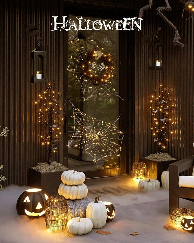 Homemory 4 Pack 20 Ft 60 LED Fairy Lights Battery Operated Christmas Lights with Remote Waterproof 8 Modes Firefly Twinkle String Lights for Party Bedroom Wedding Christmas Decorations | Battery Operated，Waterproof 8 Modes Firefly Twinkle String Lights...