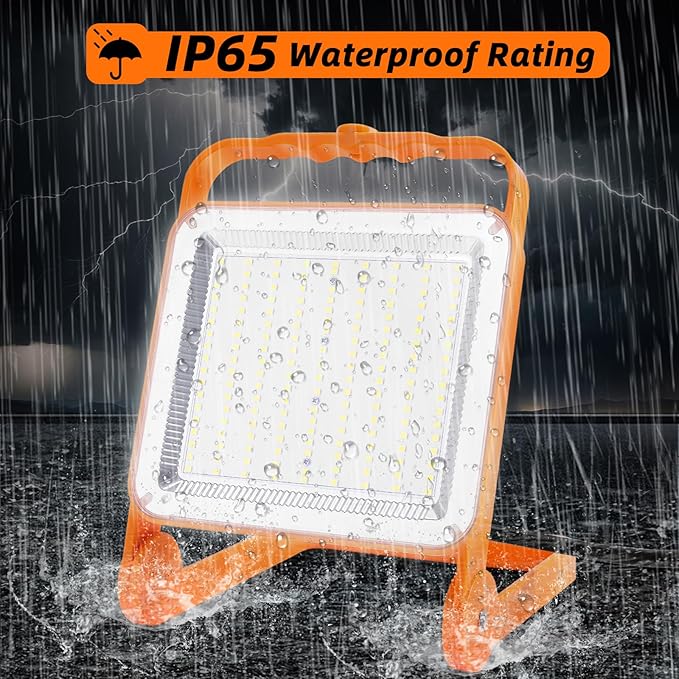 No Burn Risk 50W LED Work Light 2-Pack,8,000LM 5000K Daylight