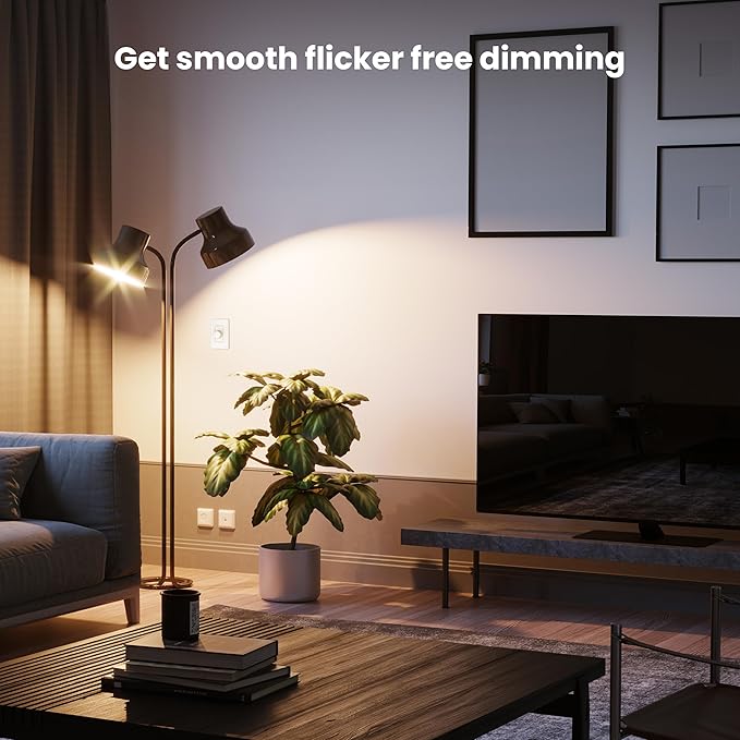 Feit Electric A19 LED Light Bulb, 100W Equiv, Non-Dimmable, Selectable Color Temperatures (2700K-5000K), 1500 Lumens, General Purpose Light Bulbs, 17,000-Hour Lifetime, OM100/5CCT/15KLED/6, 6 Pack