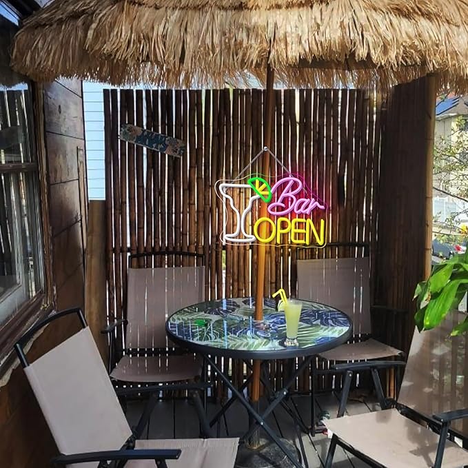 Bar Open Neon Sign Wall Decor Neon Light Bedroom Wall Decor Suitable for Classroom Book Party Library Decoration Reading Room Bookish Decor Gift