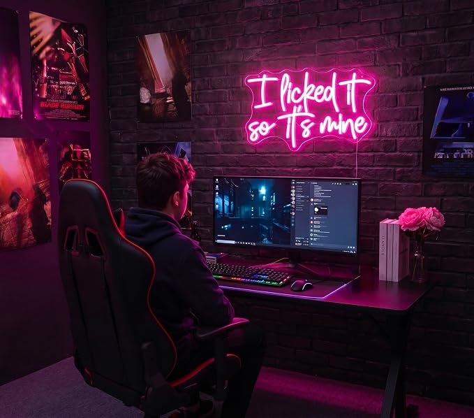 Neon Sign, Neon Signs for Wall Decor LED Signs Neon Light | Pink Funny Neon Signs for Bedroom, Living Room, Business, Cafe, Bar, Party, Home Decor, Pink Decor, Gift, USB Powered