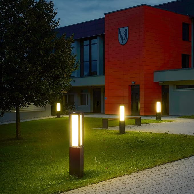 Landscape Path Light, Aluminum 8W 800LM Luxury LED Lighting, 32 Inches Modern Outdoor Bollard Lighting for Lawn, Patio, Courtyard and Driveway Decoration | Aluminum 8W 800LM Luxury LED Lighting, Modern Outdoor Bollard Lighting for Lawn Patio Courtyard ...