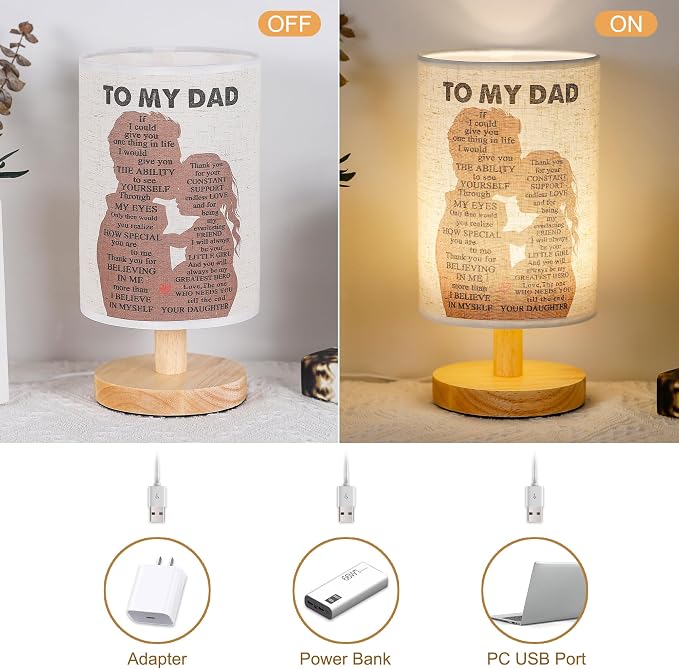 WSYEAR Dad Gifts from Daughter-Gifts for Dads Father Happy Birthday Gift Ideas for Dads Presents for Best Dad Ever, Daddy Father Gift Stuff for Christmas, Fathers Day