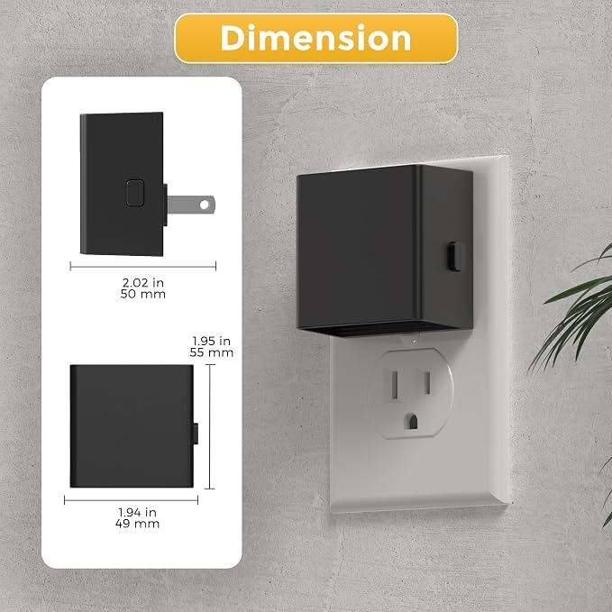 L LOHAS LED Night Light,Night Lights Plug into Wall,[2-Pack] | Dimmable Night Light with Light Sensor,RGB Color Changing,Nightlight for Bathroom Hallway Kitchen