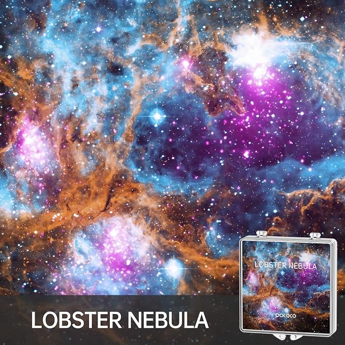 POCOCO Gorgeous Nebula Series Discs, 5K Resolution, Realistic Patterns, 6 Pieces