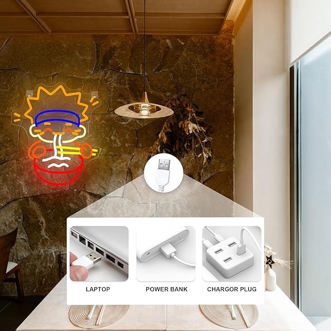 Anime Ramen Neon Sign Noodle LED Light for Wall Decor Dimmable Japanese Noodle Light Up Sign,USB Powered Neon Wall Light for Japanese Restaurant Kitchen Bar Ramen Shop Birthday Gifts Party