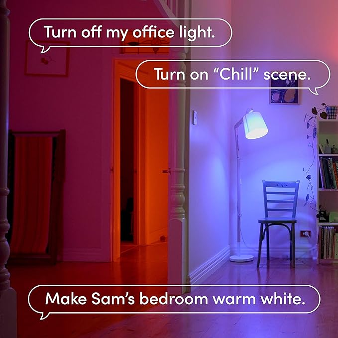 LIFX Color, A19 800 lumens, Wi-Fi Smart LED Light Bulb, Billions of Colors and Whites, No Bridge Required, Compatible with Alexa, Hey Google, HomeKit and Siri (2 Pack)