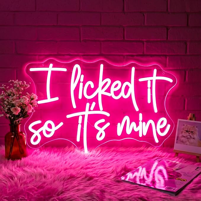 Neon Sign, Neon Signs for Wall Decor LED Signs Neon Light | Pink Funny Neon Signs for Bedroom, Living Room, Business, Cafe, Bar, Party, Home Decor, Pink Decor, Gift, USB Powered