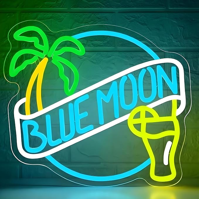 Beer Neon Sign for Wall Decor Bar LED Light for Man Cave | Dimmable beer neon light, bedroom, bar home store bistro party restaurant decor, birthday gifts, size 13.7*13.1 in