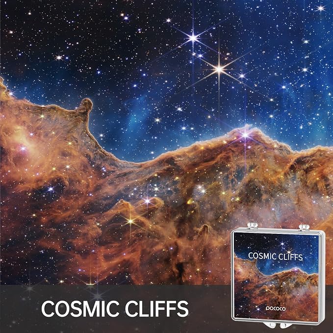 POCOCO Fixed Star and Nebula Series Discs, 5K Resolution, Realistic Patterns, 6 Pieces