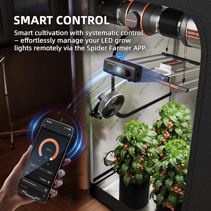 Spider Farmer G8600 Cost-Effective 800W LED Grow Lights, 5x5ft Coverage Commercial Bar Style LED Grow Lamp for Indoor Plants Vertical Farming, Upgraded Smart App Control