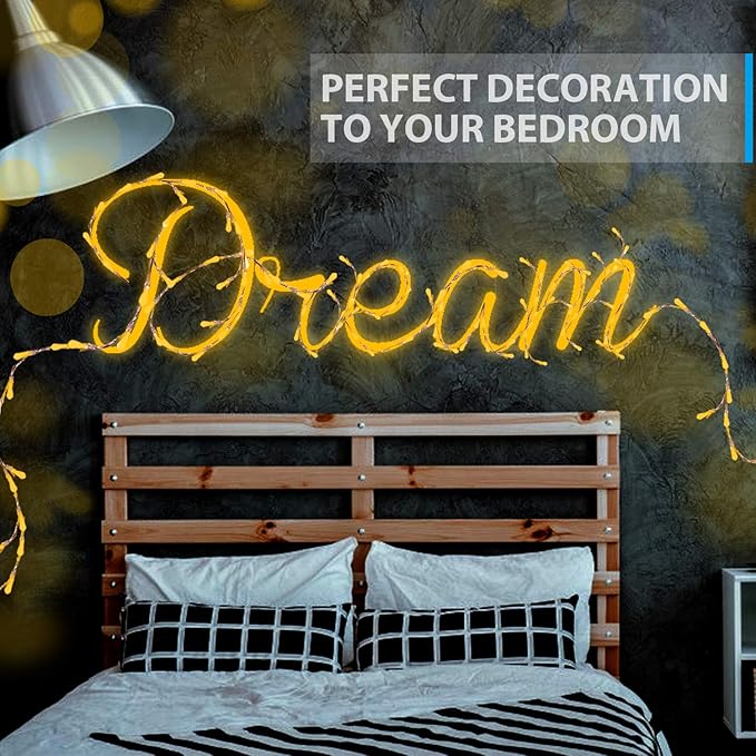 Ariceleo USB LED Fairy String Light, 1 Pack Copper Wire Fairy Lights for Indoor, Bedroom Festival Christmas Wedding Party Patio Decorative Window with USB Interface (16ft./5M,Warm White)