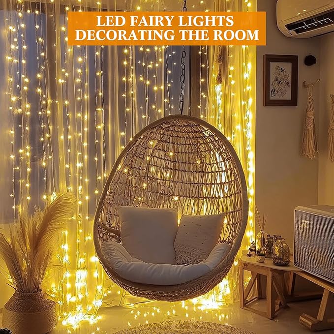 Macarrie 3 Pcs Warm White Fairy Lights USB Powered 16 ft 50 LED String Lights Plug in for Indoor Outdoor Bedroom DIY Party Wedding Home Festival Tree Garden Xmas Decoration
