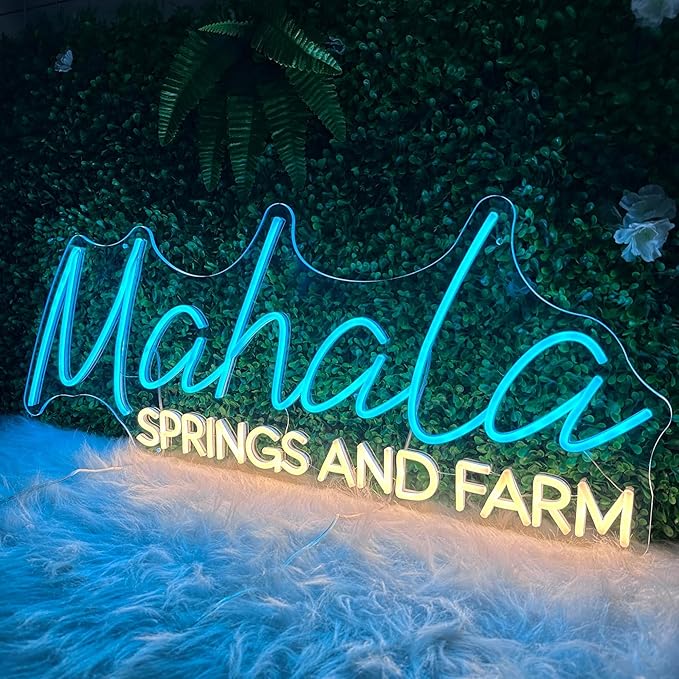 Custom Business Neon Sign, Neon Sign Customizable Large LED Name, Custom Neon Signage Personalized for Business Logo Beauty Bar Salon, Light Up Sign for Party Bar Salon