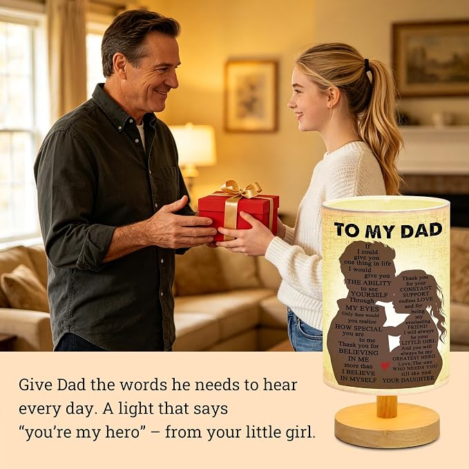 WSYEAR Dad Gifts from Daughter-Gifts for Dads Father Happy Birthday Gift Ideas for Dads Presents for Best Dad Ever, Daddy Father Gift Stuff for Christmas, Fathers Day