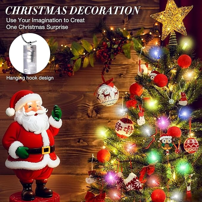 Yizhet LED Balloon Lights, 30 Pcs Multicolor Lantern Light With Switch, Mini LED Lights for Paper Lantern, Christmas, Wedding, Party, Birthday