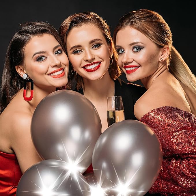 200Pcs Mini LED Ballon Lights Long Standby Time Waterproof Mini Light,Round Ball Lamp for Latex Balloon Paper Lantern Party Wedding Festival Christmas Halloween Decorative(White)