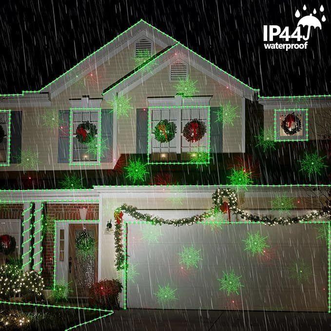 YEGUO Solar Rope Light Outdoor Waterproof, 66ft 200 LED Green String Lights, 8 Modes Tube Christmas Lights in Clear Thin Tube
