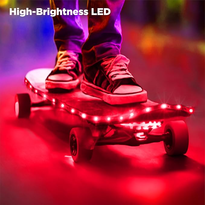 LED Strip Lights Battery Operated 3.33ft x 2 Pack Flexible LED Light Strip Battery Powered Lighting for Bedroom Room Decor Cabinet Shelf TV Backlight Red