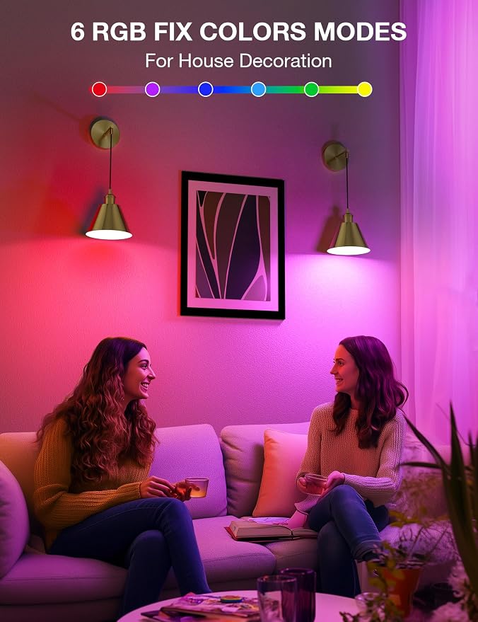 Brushed Gold Battery Operated Wall Sconce Set of 2, 5200mAh Dimmable Detachable Bulbs and Remote Wireless Rechargeable Wall Lights, 9 Colors Sconces Wall Decor for Bedroom Living Room Hallway
