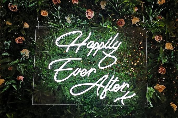 Ulalaza LED Neon Sign Night Light for Wall Party Décor Bedroom Room Bar Wedding Home Birthday Art Decoration Christmas with USB Chain Light modulator 5v (lets party blue)